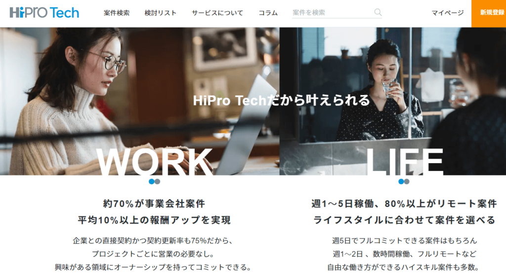 ITフリーランス　HiPro Tech